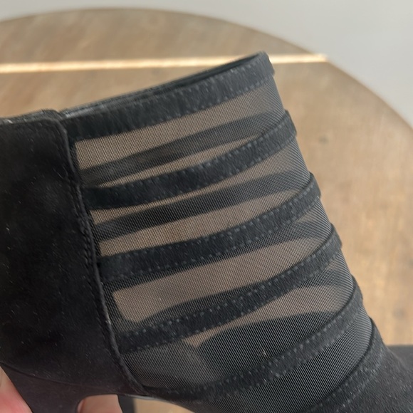 Aldo Stiletto Mesh Ankle Booties Size 6.5 - Picture 12 of 13